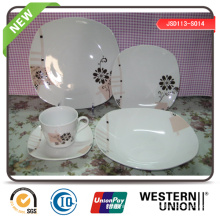 20pcs quadrados forma cerâmica Dinnerset